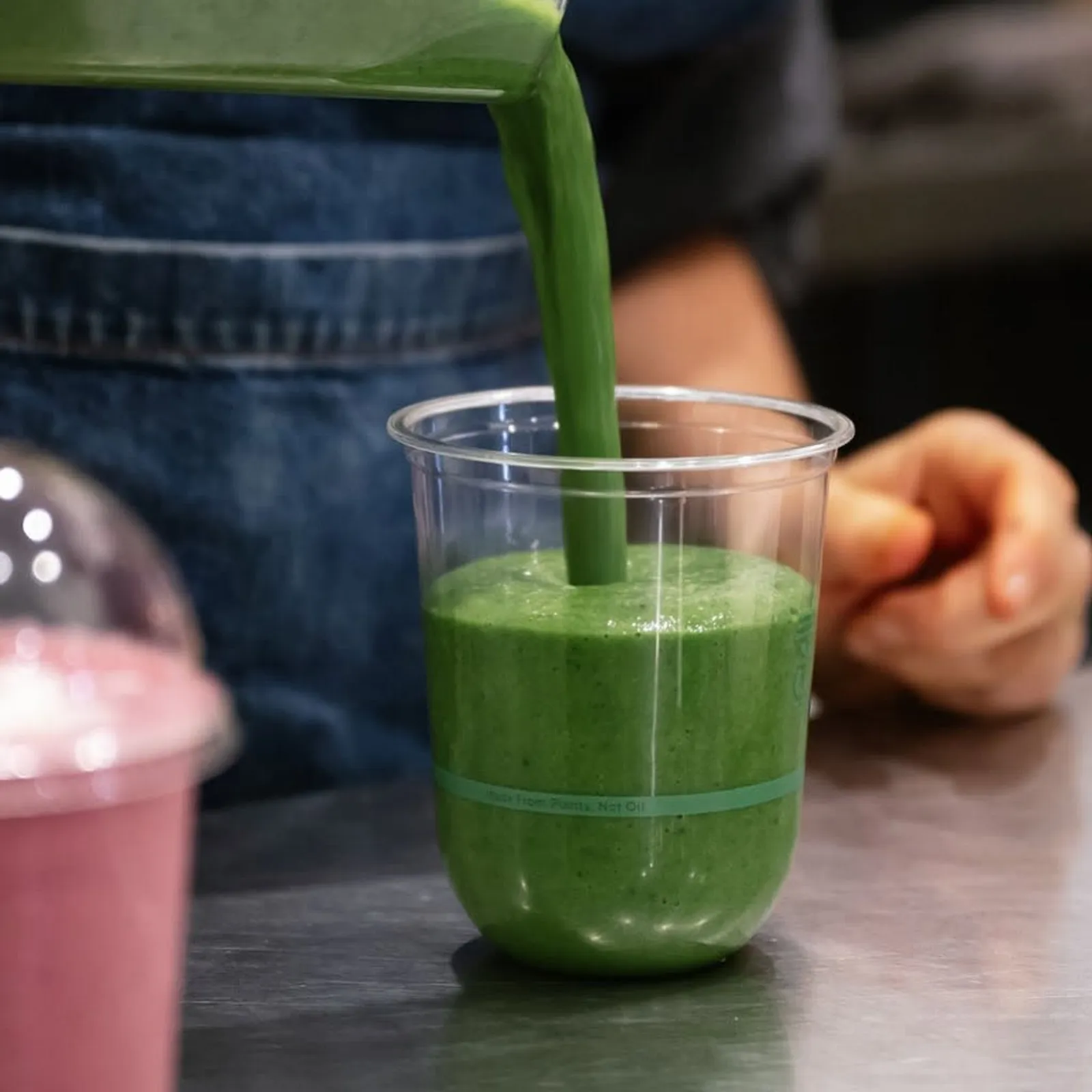 Fresh green smoothies at Nourish Balnarring
